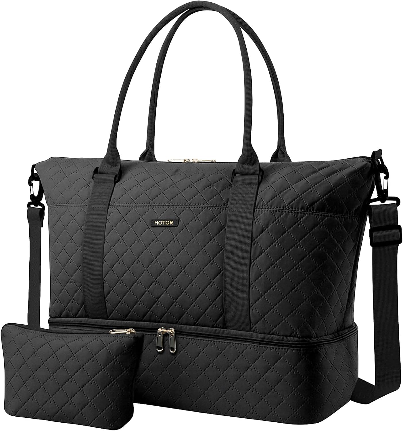 HOTOR Travel Duffel, 13.4 x 17.3 x 7.9 in, product photograph from the listing